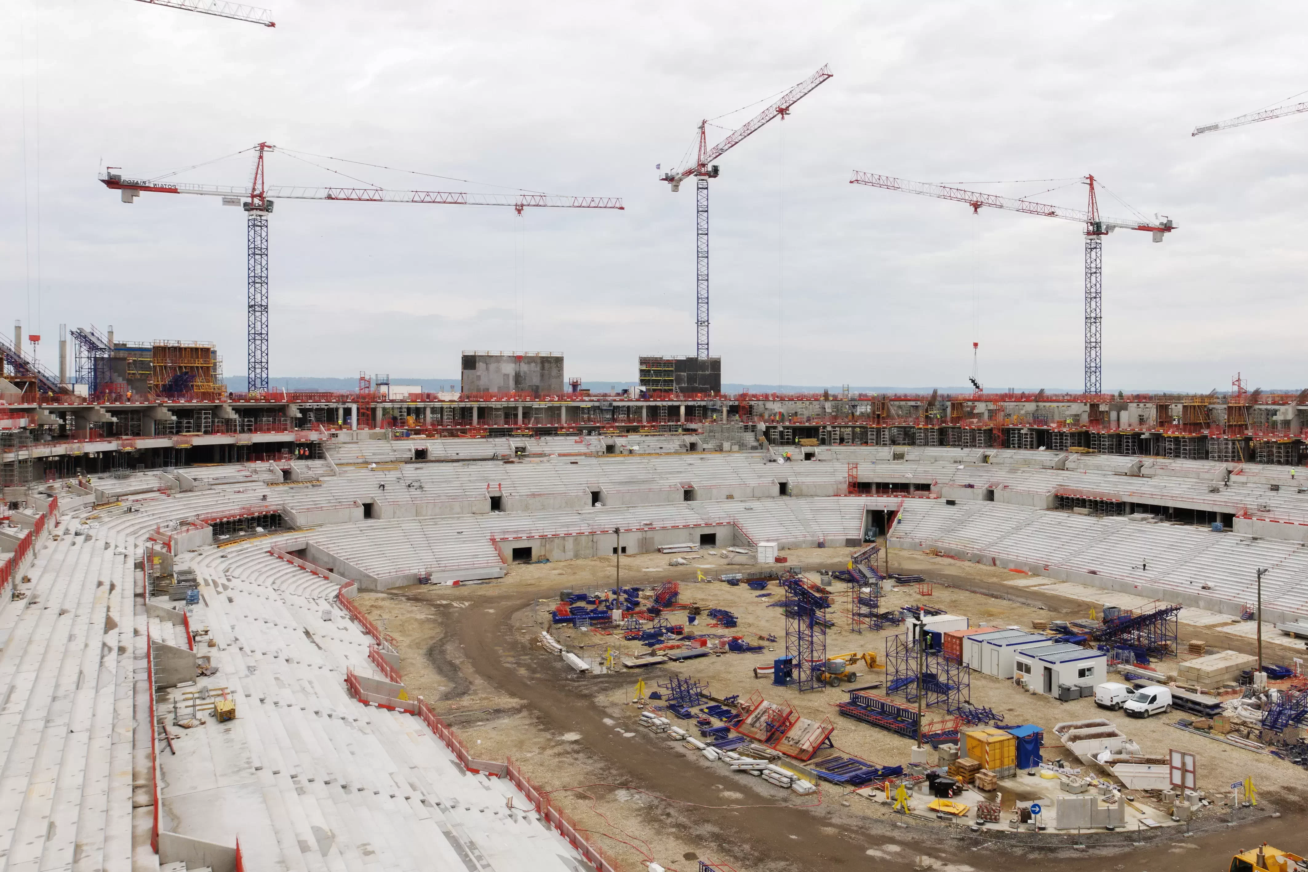 Construction du groupama stadium